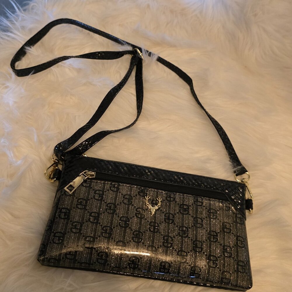 metallic clutch evening bag crossbody purse